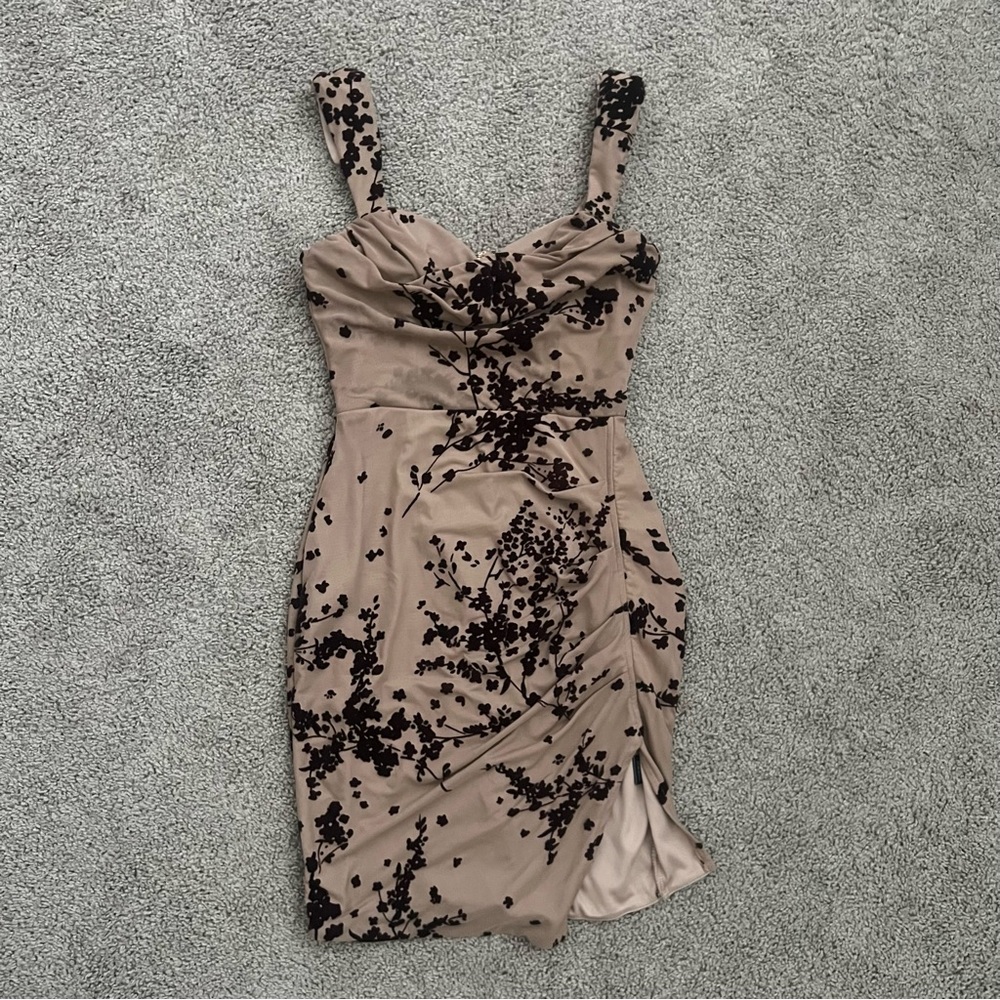 Fashion Nova Blossom Sleeveless Mini Dress